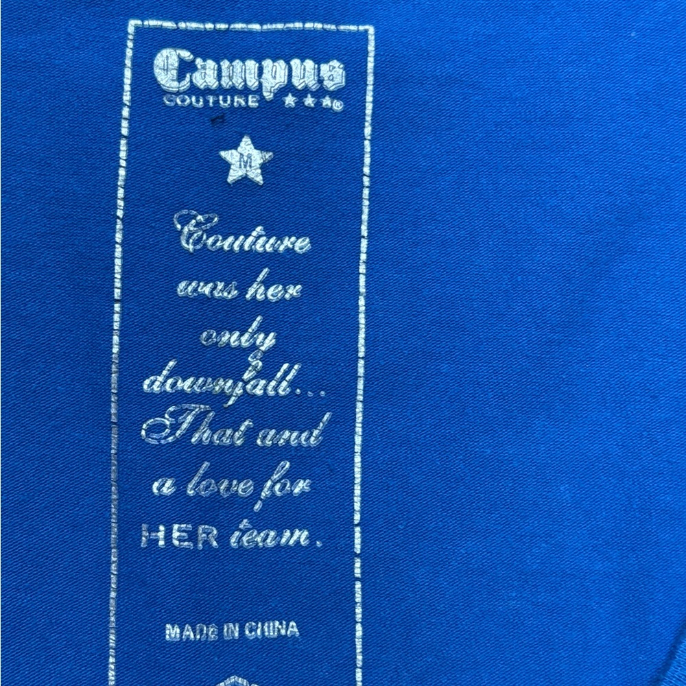Campus couture, U of F blue sparkle t-shirt, size Medium - Picture 4 of 5